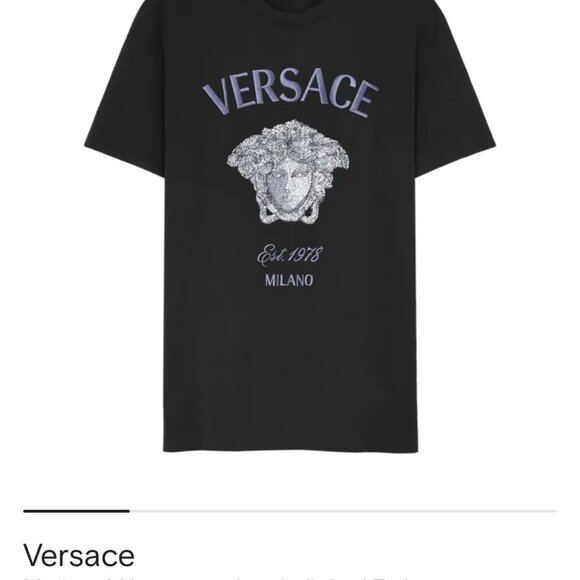 AUTHENTIC MENS VERSACE RHINESTONE MEDUSA T SHIRT SIZE SLIM 4XL....FITS 2XL $2150 - Picture 15 of 15